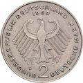 ФРГ 2 марки 1969 год (D) - Конрад Аденауэр, 20 лет Федеративной Республике (1949-1969)