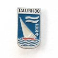 Значок Олимпийские игры. Таллин-80. Яхты класса &quot;Финн&quot;