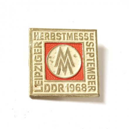 Значок ГДР. Лейпцигская ярмарка март 1968 год