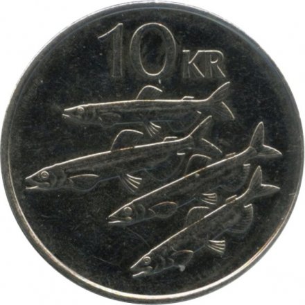 Исландия 10 крон 2008 год - Мойва