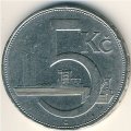 Чехословакия 5 крон 1938 год