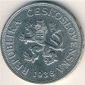 Чехословакия 5 крон 1938 год