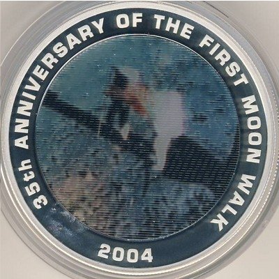 Австралия 1 доллар 2004 год - 35-летие высадки первого человека на Луне
