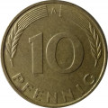 ФРГ 10 пфеннигов 1990 год (A)