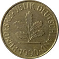 ФРГ 10 пфеннигов 1990 год (A)