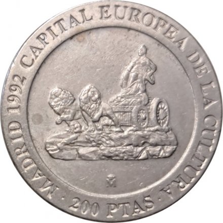 Испания 200 песет 1991 год - Мадрид–культурная столица Европы