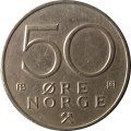 Норвегия 50 эре 1974 год