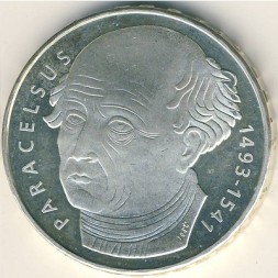 Швейцария 20 франков 1993 год Парацельс