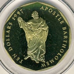 Маршалловы острова 10 долларов 1997 год
