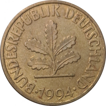ФРГ 10 пфеннигов 1994 год (J)