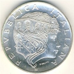 Италия 500 лир 1991 год