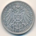 Бавария 2 марки 1899 год