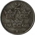 Швеция 2 эре 1946 год - Король Густав V