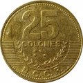 Коста-Рика 25 колон 2014 год