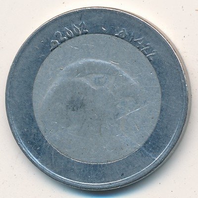 Алжир 10 динаров 2002 год (1422)