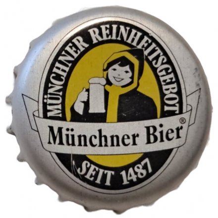 Пивная пробка Германия - Munchner Reinheitsgebot Munchner Bier Seit 1487