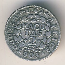 Ангола 2 макуты 1762 год