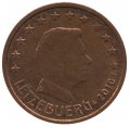 Люксембург 2 евроцента 2010 год - Великий герцог Люксембурга Анри