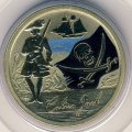 Тувалу 1 доллар 2011 год - Пираты. Калико Джек (цветная эмаль)