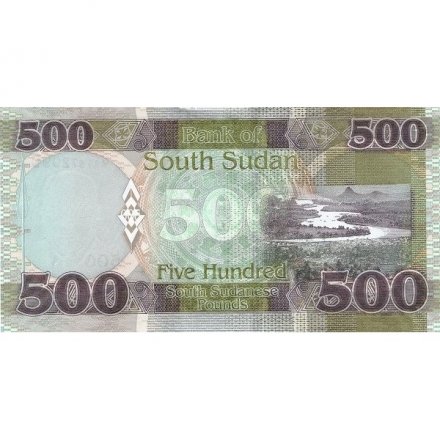 Южный Судан 500 фунтов 2018 год - Белый Нил UNC