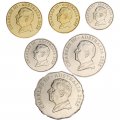 Набор из 6 монет Австралия - 1, 2 доллара, 5, 10, 20, 50 центов 2025 год
