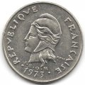 Французская Полинезия 20 франков 1973 год