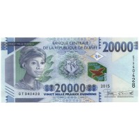Гвинея 20000 франков 2015 год - UNC