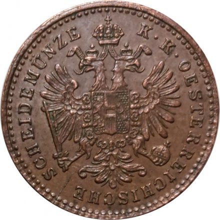 Австрия 1 крейцер 1881 год