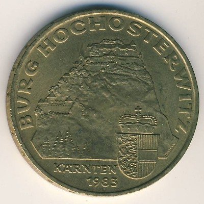 Австрия 20 шиллингов 1983 год