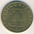 Австрия 20 шиллингов 1983 год