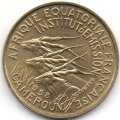 Камерун 25 франков 1958 год - Антилопы