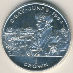 Остров Мэн 1 крона 1994 год