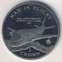 Остров Мэн 1 крона 1995 год