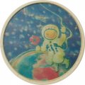 Значок СССР Детский. Выход космонавта в космос Ø - 57 мм