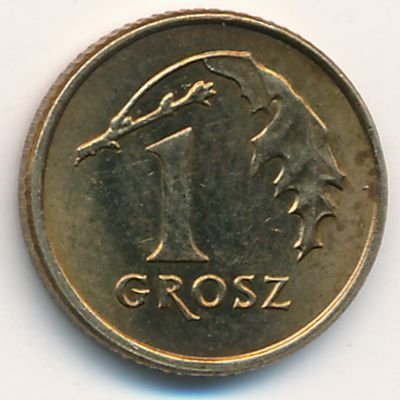 Польша 1 грош 1990 год