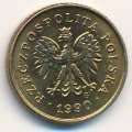 Польша 1 грош 1990 год