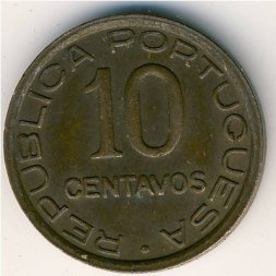 Мозамбик 10 сентаво 1936 год