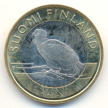 Финляндия 5 евро 2014 год - Орлан