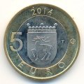 Финляндия 5 евро 2014 год - Орлан