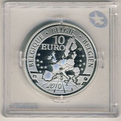 Бельгия 10 евро 2010 год