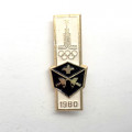 Значок. Олимпиада 1980 Фехтование