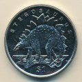 Сьерра-Леоне 1 доллар 2006 год - Стегозавр