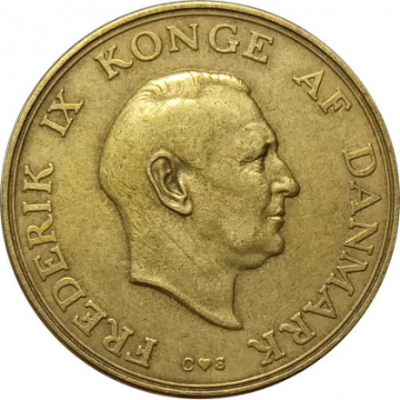 Дания 2 кроны 1959 год - Король Фредерик IX