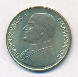 Ватикан 200 лир 1979 год