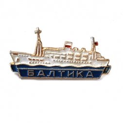 Значок Теплоход "Балтика"