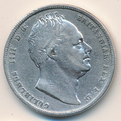 Великобритания 1/2 кроны 1834 год