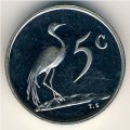 ЮАР 5 центов 1971 год