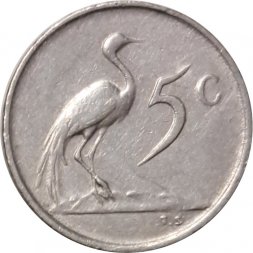 ЮАР 5 центов 1971 год