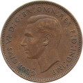 Великобритания 1 фартинг 1948 год - Крапивник