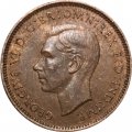 Великобритания 1 фартинг 1948 год - Крапивник
